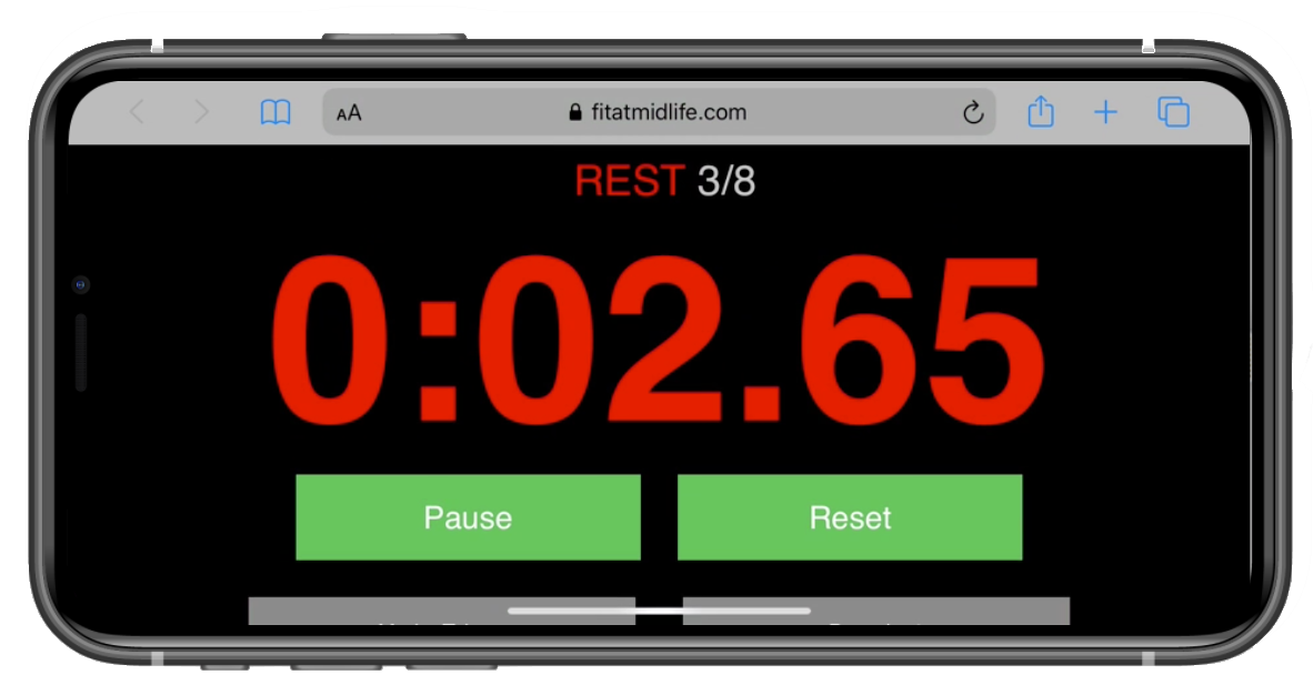 fitness workout timer tabata